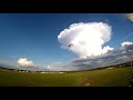 Paramotor Flight Chasing Clouds, Chasing Deer