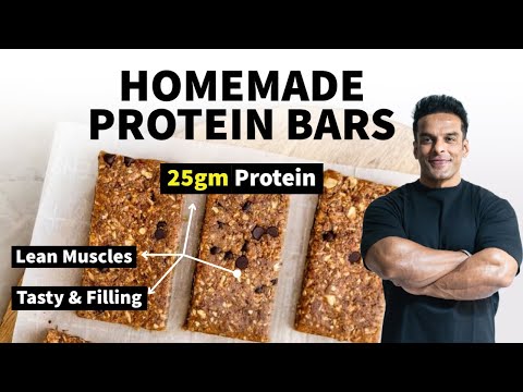 Tasty Homemade Protein Bar | High Protein Snack | Yatinder Singh