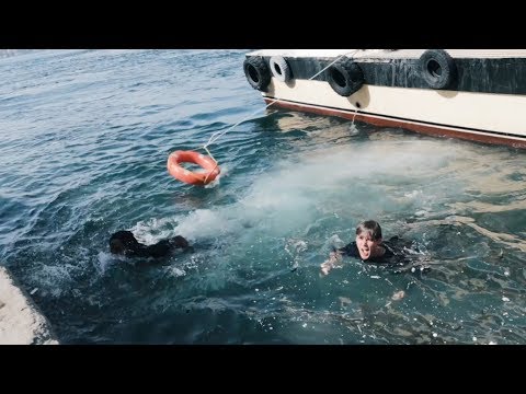 Jump to boat attempt (DOUBLE FAIL) 🇹🇷 #ad