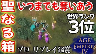 ローマに聖なる箱は絶対にあげるな！聖なる箱合戦【中国 vs 神聖ローマ帝国, RBW Basin, Age of Empires 4, AOE4 ゲーム実況】