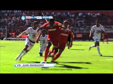 Gol de Anangonó. Argentinos 1 All Boys 0. Fecha 7. Torneo Final 2013