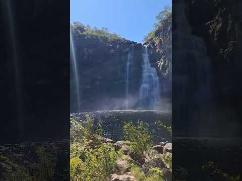 Cachoeira do Garimpão(Salto de 80m) no Parque Nacional da Chapada dos Veadeiros.