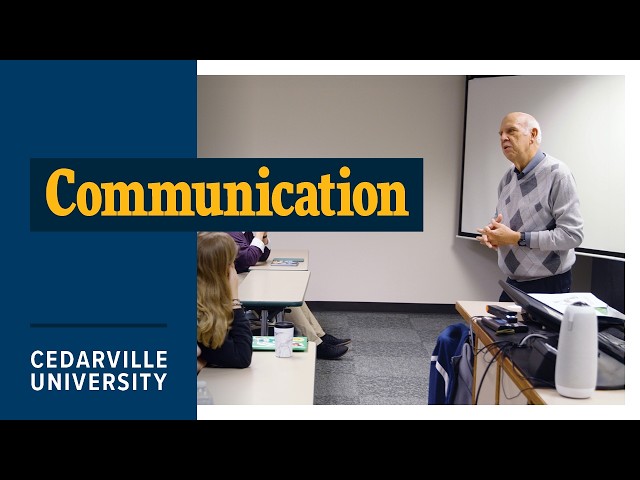 Thumbnail for video titled: Why Study Communication at Cedarville University?