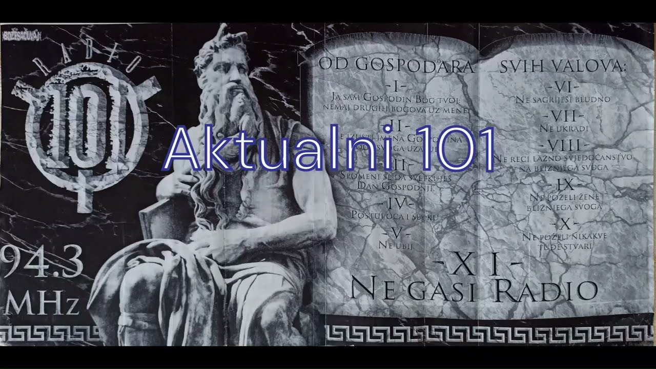 Aktualni 101 - 16. 7. 2007. #radio101 #zagreb