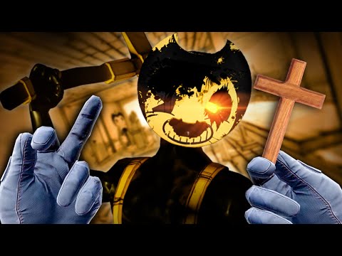 Bendy VR inked on my face