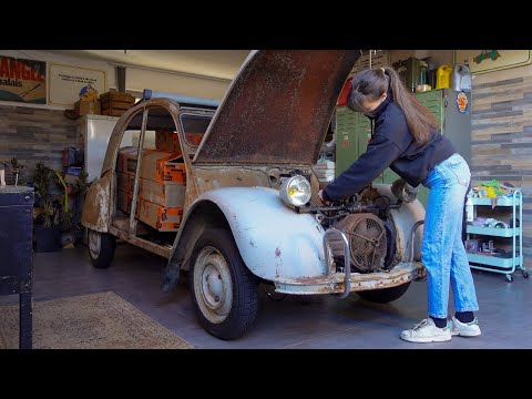 Démarrage en 6 volts de ma 2CV et fin de la mécanique
