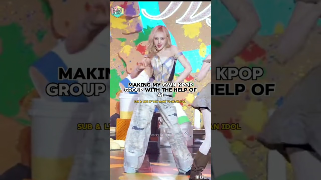 Making my own kpop group with the help of AI