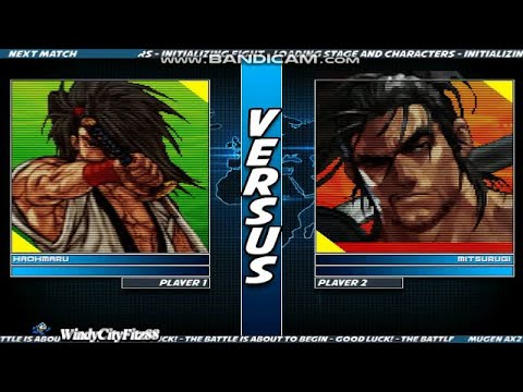WCFITZ88 Mugen Battles | Haohmaru (CVS) vs Mitsurugi (Soul Calibur)