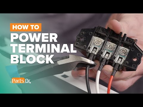 The correct way to replace the power terminal block part # DC96-01188A on your Samsung dryer
