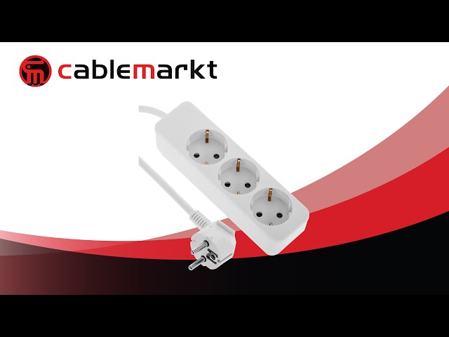 Vídeo relacionado con Meister 7430250 - Regleta de 3 enchufes (Cable de 5 m), Color Blanco