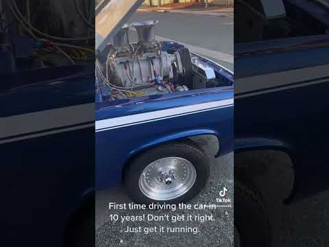 First drive in 10 years! #car #racecar #trending #horsepower #blown #duster #mopar