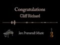 Congratulations - Cliff Richard (Piano + Violin)