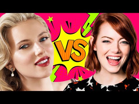 Age Match: Emma Stone & Scarlett Johansson | Celebrities | Celebrity Quiz