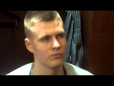 Kristaps Porzingis on Golden State, returning from upper-respiratory illness