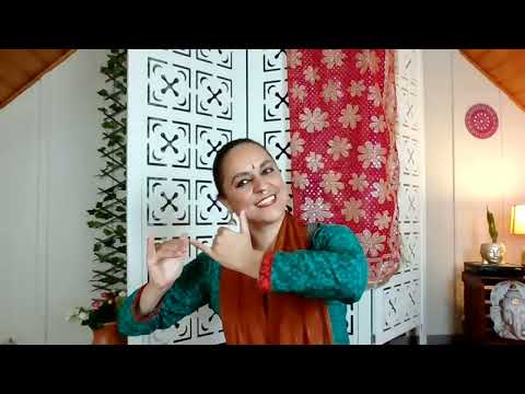 Krishna toca sua flauta e encanta l Dança Indiana