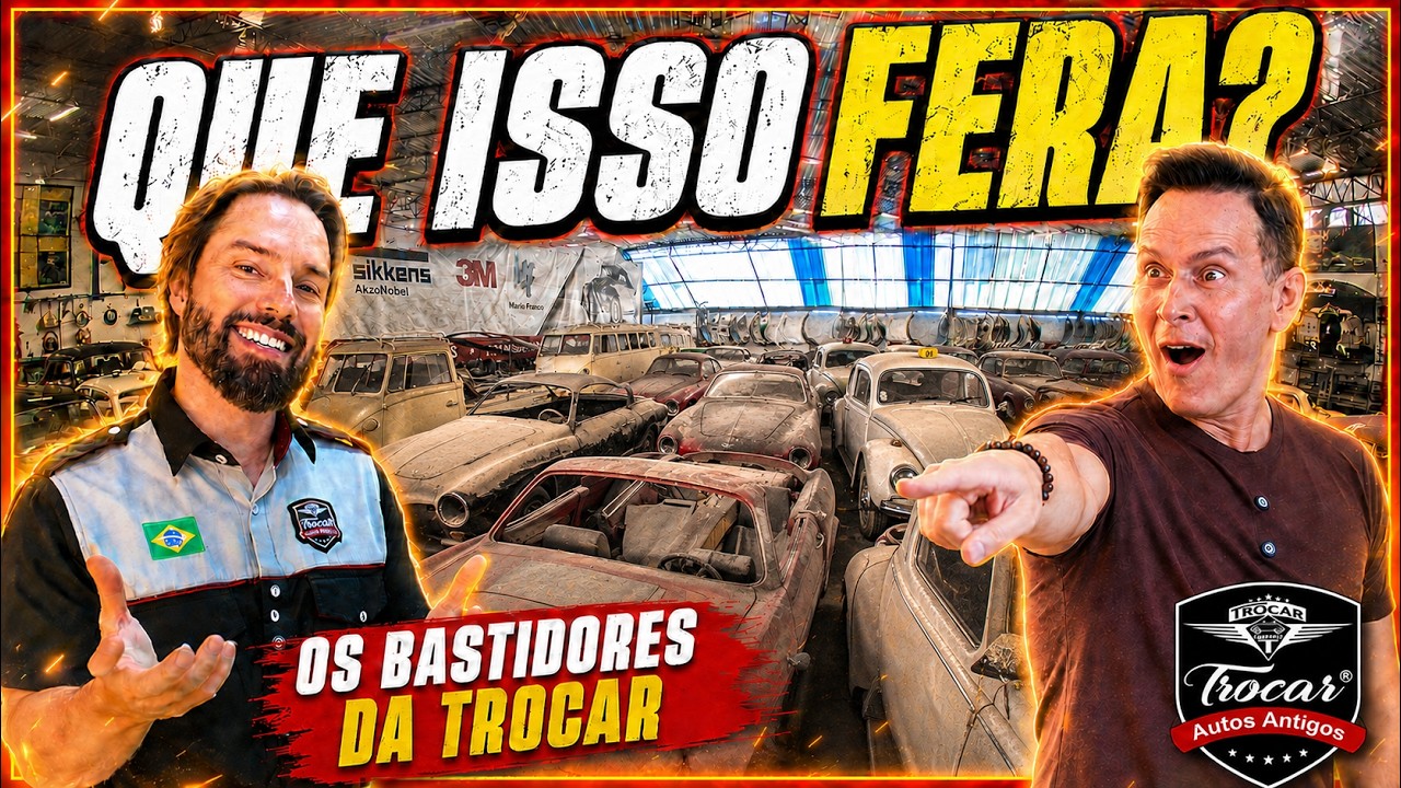 Olha a reação do FELIPE FERA ao conhecer a TROCAR AUTOS ANTIGOS ! @starmotorsrio