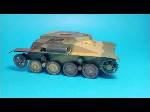 Polski lekki czołg prototypowy 4TP Sklej Model