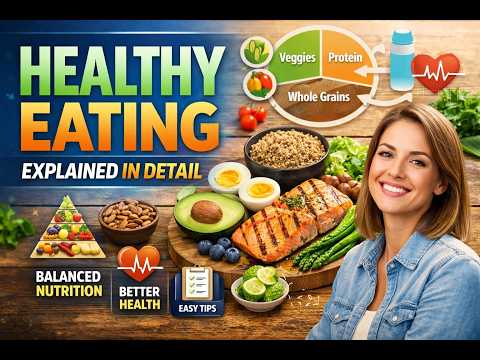 Healthy Eating Explained in Detail | Complete Guide to Balanced Nutrition & Better Health