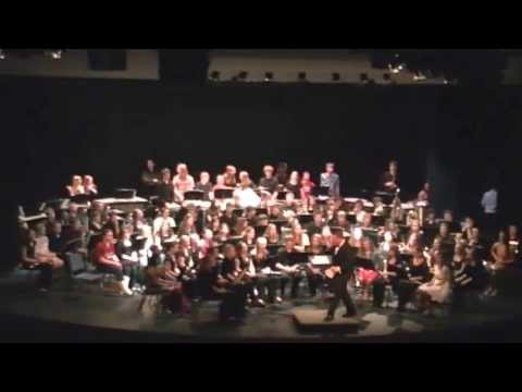 SEAMAN HIGH AWARDS CONCERT 2013 WIND ENSEMBLE PT 1