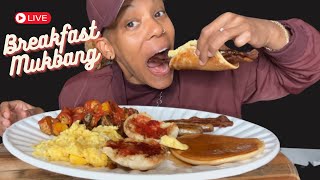 SOLO BREAKFAST MUKBANG WITH @JustTashaP