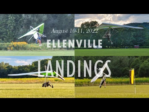 Ellenville Hang Glider Landings - August 10-11, 2022