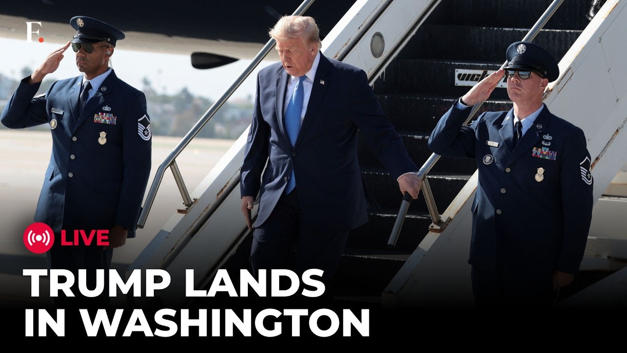 Trump LIVE: US President Donald Trump Returns To Washington After High-Stakes Foreign Trip