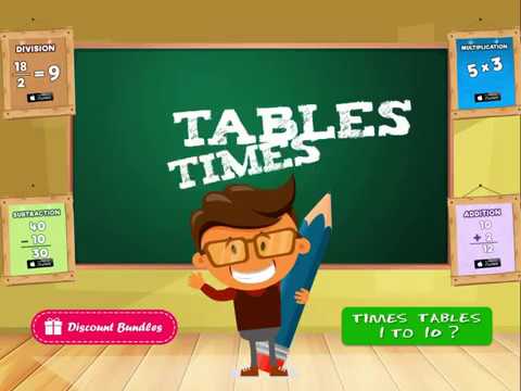 Math Times Tables 11 to 20 App