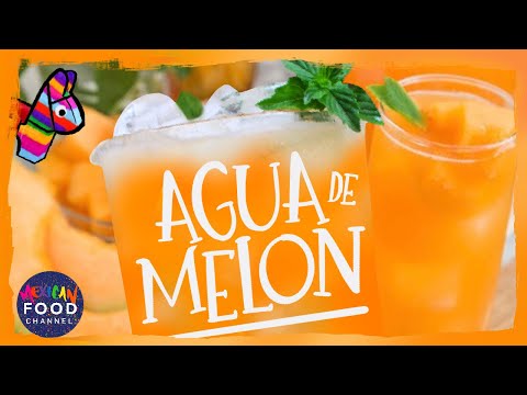 REfreshing Melon/Cantalope Water | The Mexican Food Channel | Aguas Frescas