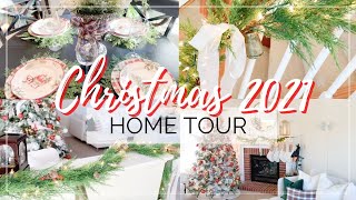 2021 Christmas Decor Home Tour | Holiday Decor Ideas | Traditional Christmas | The Craf-T Home