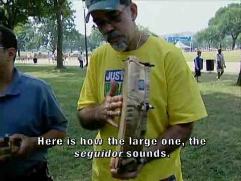 Los Pleneros de la 21 Demonstrate Drums Used in Plena Music [Live at Folklife Festival 2005]