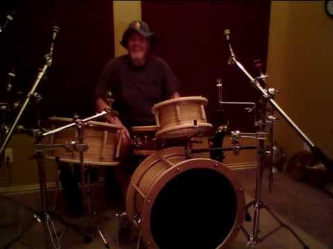 Stacked Plywood drum kit