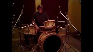 Stacked Plywood drum kit