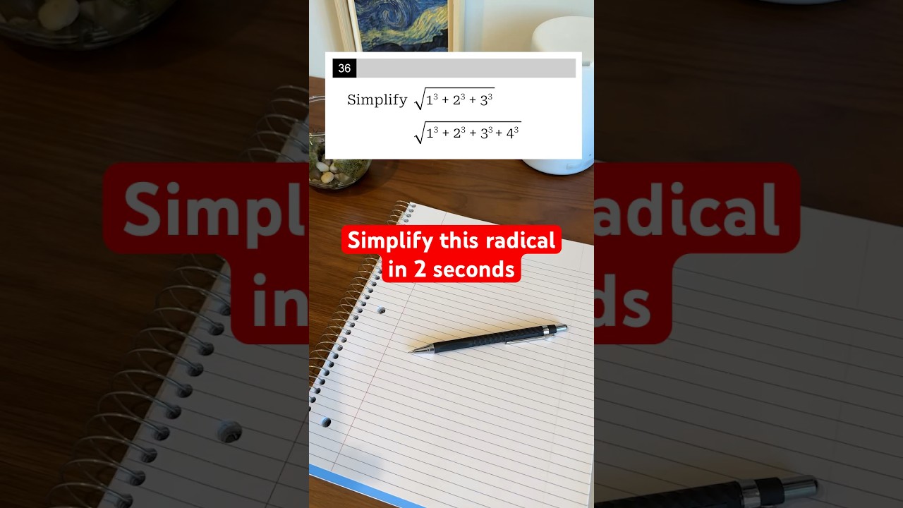 Learn this math hack to simplify radicals in 2 seconds