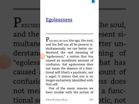 Egolessness. From the essential Ken wilber