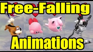 All Free-Falling Animations in Super Smash Bros Wii U