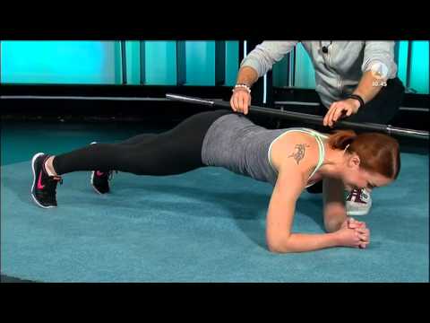 Så ska du inte göra plankan! - Malou Efter tio (TV4)