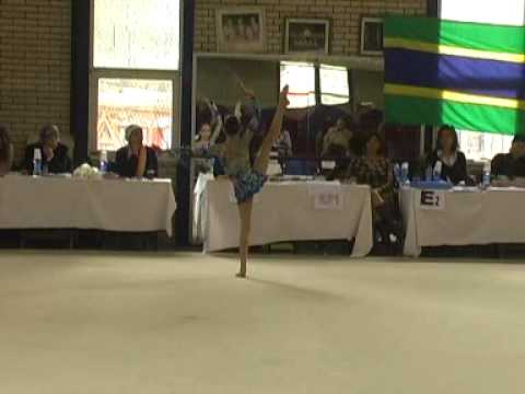 Sarah Rostom Rhythmic Gymnastics 2007 Egyptian Nationals under 11 hoop