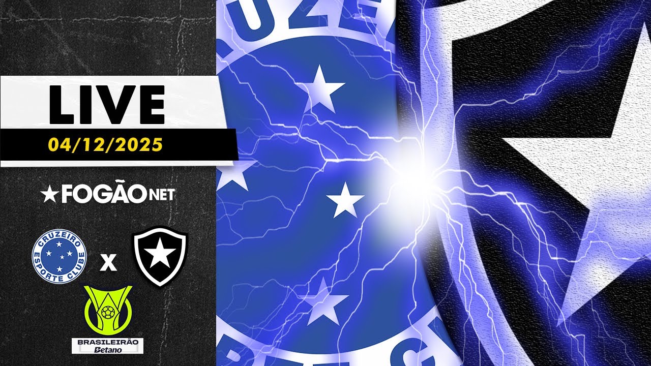 LIVE | Pré-jogo de Cruzeiro x Botafogo pela 37ª rodada do Campeonato Brasileiro 2025