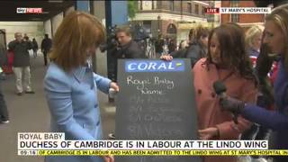 Bookies Reveal Favourite Name For Royal Baby