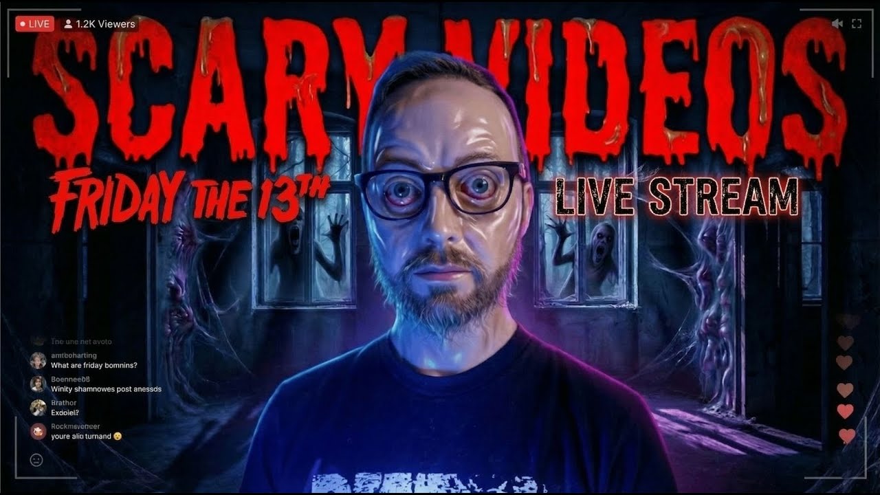 Friday the 13th Scary Videos Live Stream: Ghosts, UFO's, Cryptids, Time Travel and More!