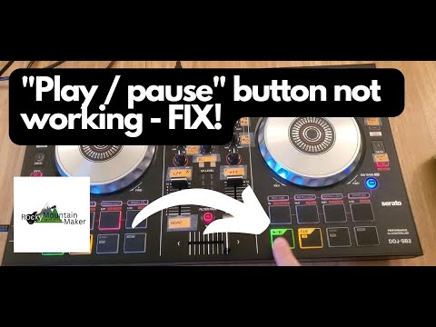 Pioneer DDJ "play / pause" button not working - EASY FIX!