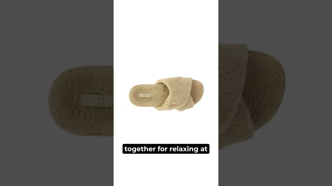 Watch Strive Zoey Women's Relaxing Comfort Orthotic Slippers video
