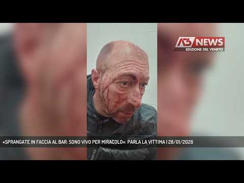 «SPRANGATE IN FACCIA AL BAR: SONO VIVO PER MIRACOLO»: PARLA LA VITTIMA | 28/01/2026