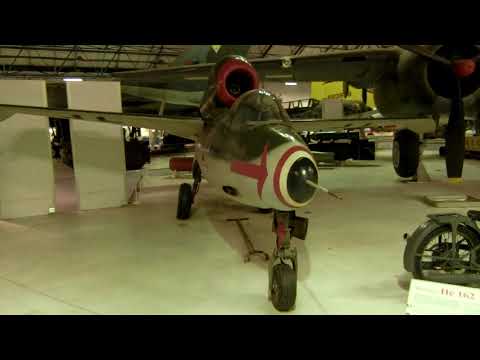 Heinkel He 162 Jet Fighter 1945 Volksjager   with Ejection seat