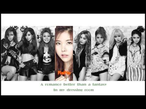 After School - Dressing Room (Eng Tran + Colored Lyric)