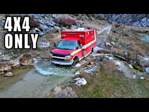 Solo Winter Travel in a 4X4 Ambulance