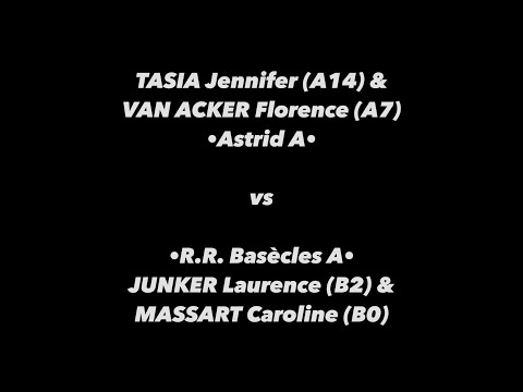 Tennis de Table ·SUPER Dames· ASTRID A vs R.R. Basècles A - TASIA & VAN ACKER vs JUNKER & MASSART