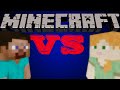 Steve VS Alex - Minecraft 