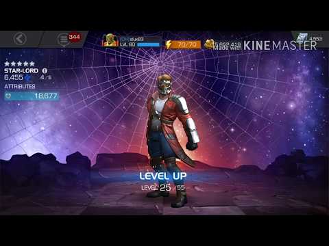 [Marvel Contest of Champions] 5* Star Lord rank 4/55 plus Winter Soldier ROL