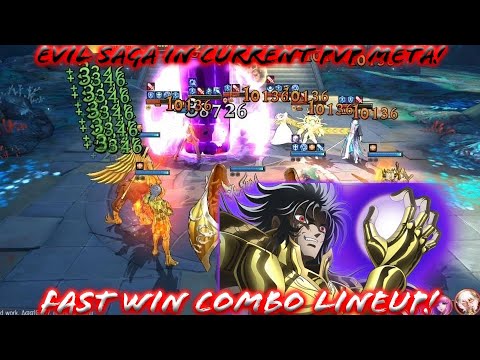 Saint Seiya: Awakening (KOTZ) - Evil Saga in Current PvP Meta! Fast Win Lineup Combo!